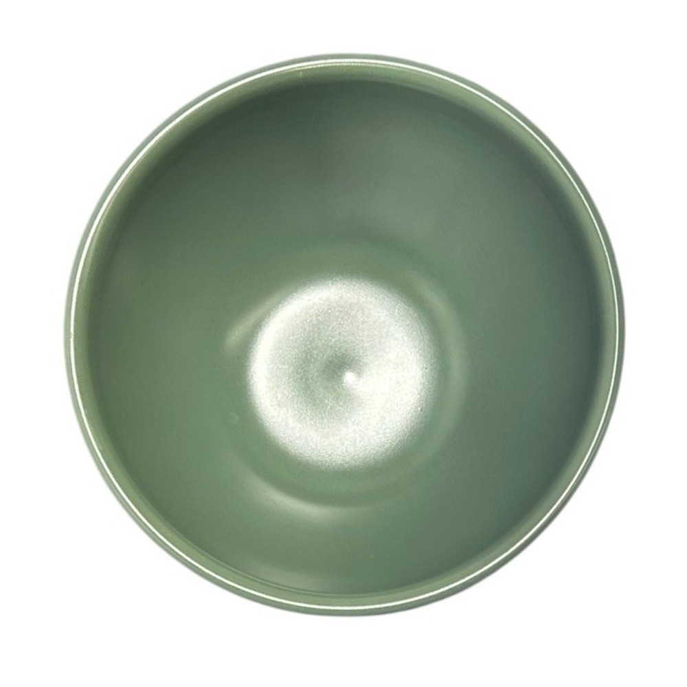 Anthropologie Sage Green Fluted Latte Bowl Made in Portugal Ceramic Dinnerware - Picture 4 of 6